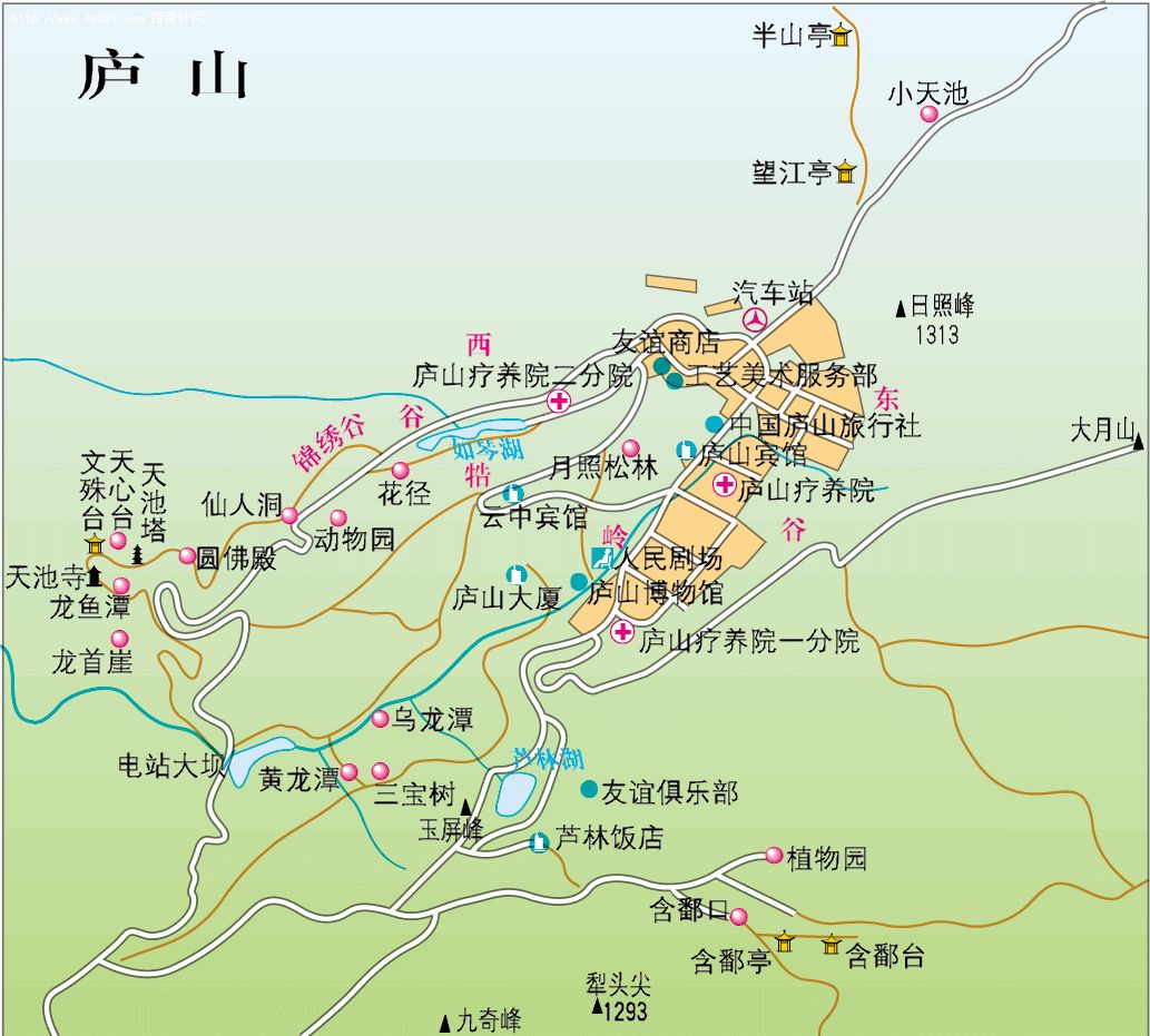 庐山地图